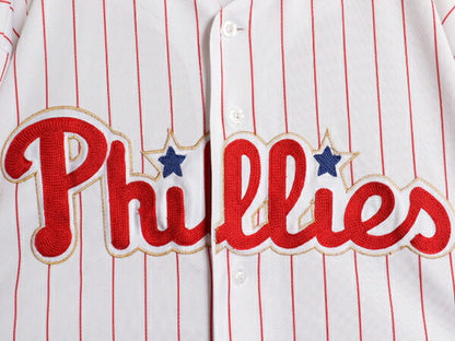 USA製 フィリーズ ベースボール シャツ メンズ XXXL 程/ MLB オフィシャル マジェスティック 大リーグ ユニフォーム ジャージ 大きいサイズ