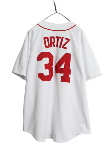 USA製 レッドソックス ベースボール シャツ メンズ XL / MLB オフィシャル マジェスティック 大リーグ ユニフォーム 大きいサイズ ジャージ