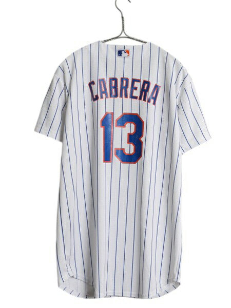 メッツ ベースボール シャツ キッズ XL メンズ S 程/ MLB オフィシャル マジェスティック 大リーグ ユニフォーム 半袖シャツ ゲームシャツ
