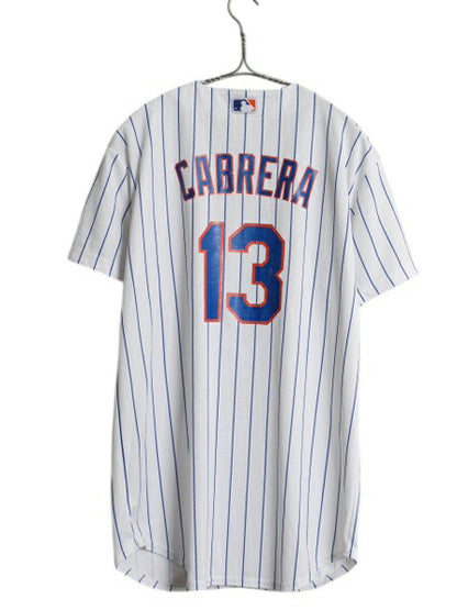 メッツ ベースボール シャツ キッズ XL メンズ S 程/ MLB オフィシャル マジェスティック 大リーグ ユニフォーム 半袖シャツ ゲームシャツ