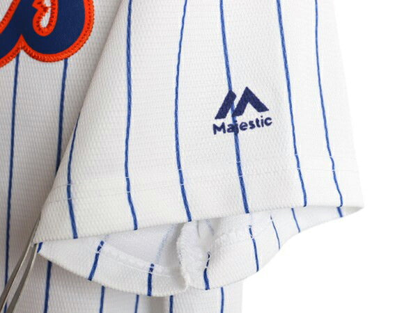 メッツ ベースボール シャツ キッズ XL メンズ S 程/ MLB オフィシャル マジェスティック 大リーグ ユニフォーム 半袖シャツ ゲームシャツ