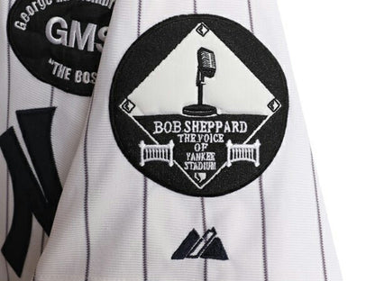 ヤンキース ベースボール シャツ メンズ XXL 程/ MLB オフィシャル マジェスティック 大リーグ ユニフォーム ジャージ 重ね着 大きいサイズ