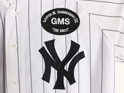 ヤンキース ベースボール シャツ メンズ XXL 程/ MLB オフィシャル マジェスティック 大リーグ ユニフォーム ジャージ 重ね着 大きいサイズ