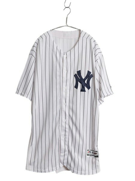 ヤンキース ベーブルース ベースボール シャツ メンズ XXXL 程 MLB オフィシャル 野球 マジェスティック 大リーグ 大きいサイズ ジャージ