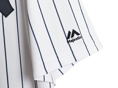 USA製 ヤンキース ベースボール シャツ メンズ XL / MLB オフィシャル マジェスティック 大リーグ ユニフォーム ゲームシャツ 大きいサイズ