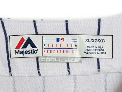 USA製 ヤンキース ベースボール シャツ メンズ XL / MLB オフィシャル マジェスティック 大リーグ ユニフォーム ゲームシャツ 大きいサイズ