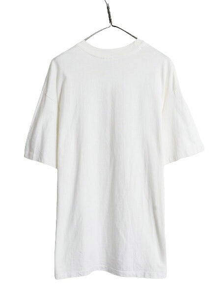 90s てんとう虫 アート イラスト プリント 半袖 Tシャツ メンズ XL 古着 オールド 昆虫 ヘビーウェイト 大きいサイズ シングルステッチ 白
