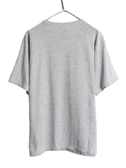 90s チャンピオン ハーバード カレッジ プリント Tシャツ メンズ L / 90年代 オールド Champion 半袖Tシャツ ヘビーウェイト 霜降り グレー