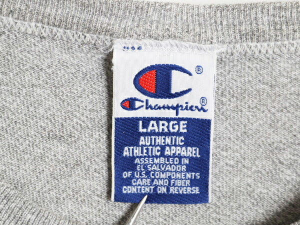 90s チャンピオン ハーバード カレッジ プリント Tシャツ メンズ L / 90年代 オールド Champion 半袖Tシャツ ヘビーウェイト 霜降り グレー