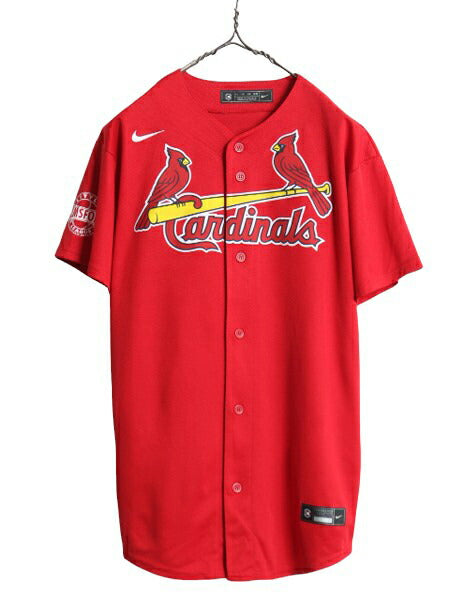 MLB オフィシャル ナイキ カージナルス ベースボール シャツ ボーイズ XL メンズ S 程/ 古着 NIKE ユニフォーム メジャーリーグ 半袖シャツ