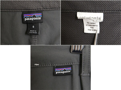 19年製 パタゴニア クアンダリー パンツ 8 レディース M 程/ 古着 PATAGONIA ナイロン ストレッチ カーゴ アウトドア ストレート トレイル