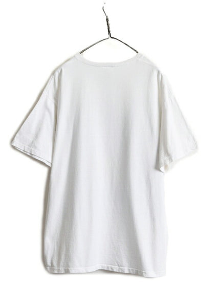 90s ■ Jazzercise プリント 半袖 Tシャツ メンズ XL 90年代 オールド 企業物 イラスト グラフィック シングルステッチ ヘビーウェイト 白