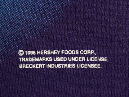 90s ■ HERSHEY'S キャラクター プリント 半袖 Tシャツ メンズ L 程 90年代 ハーシーズ 企業物 イラスト グラフィック オフィシャル 当時物