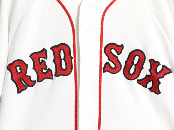 USA製 レッドソックス ベースボール シャツ メンズ M / MLB オフィシャル マジェスティック 大リーグ ユニフォーム ゲームシャツ ジャージ
