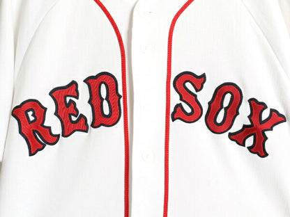 USA製 レッドソックス ベースボール シャツ メンズ M / MLB オフィシャル マジェスティック 大リーグ ユニフォーム ゲームシャツ ジャージ