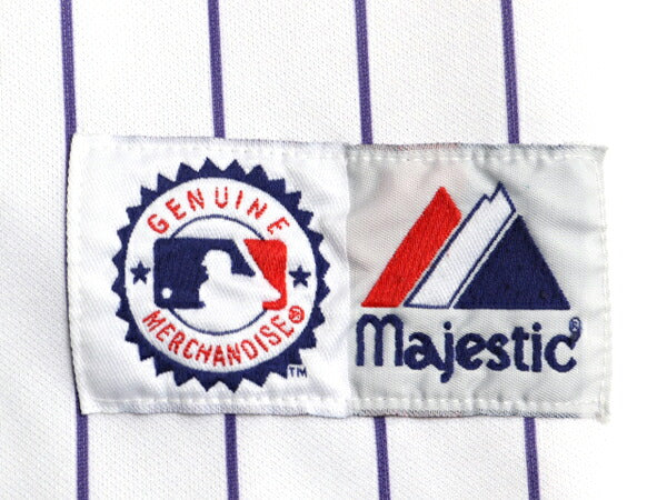 ロッキーズ ベースボール シャツ メンズ XXL 程/ MLB オフィシャル マジェスティック 大リーグ ユニフォーム ジャージ 重ね着 大きいサイズ