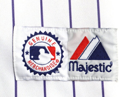 ロッキーズ ベースボール シャツ メンズ XXL 程/ MLB オフィシャル マジェスティック 大リーグ ユニフォーム ジャージ 重ね着 大きいサイズ