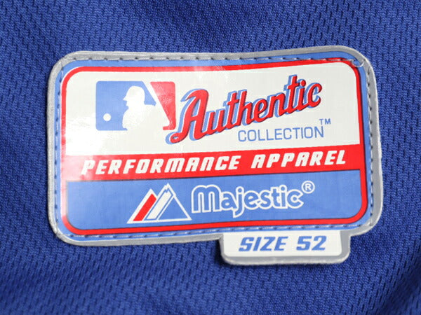 メッツ ベースボール シャツ メンズ XXXL 程 MLB オフィシャル マジェスティック 大リーグ ユニフォーム ゲームシャツ 大きいサイズ 重ね着