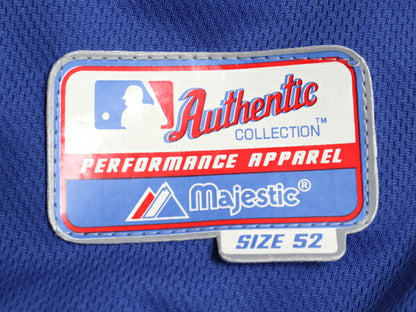 メッツ ベースボール シャツ メンズ XXXL 程 MLB オフィシャル マジェスティック 大リーグ ユニフォーム ゲームシャツ 大きいサイズ 重ね着