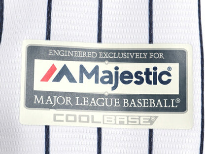 ヤンキース ベースボール シャツ メンズ L / MLB オフィシャル マジェスティック 大リーグ ユニフォーム ゲームシャツ 半袖シャツ ジャージ