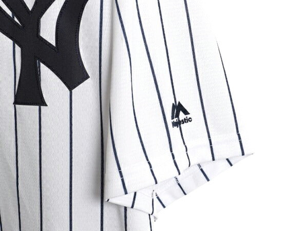 ヤンキース ベースボール シャツ メンズ L / MLB オフィシャル マジェスティック 大リーグ ユニフォーム ゲームシャツ 半袖シャツ ジャージ