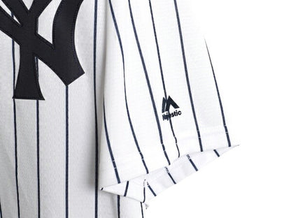 ヤンキース ベースボール シャツ メンズ L / MLB オフィシャル マジェスティック 大リーグ ユニフォーム ゲームシャツ 半袖シャツ ジャージ