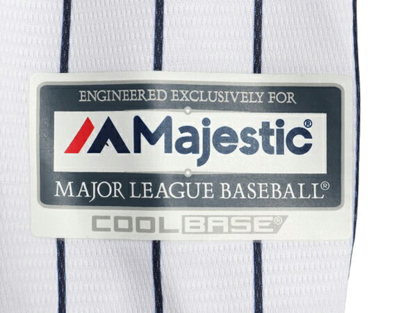 ヤンキース ベースボール シャツ メンズ XL / MLB オフィシャル マジェスティック 大リーグ ユニフォーム 大きいサイズ 重ね着 半袖シャツ