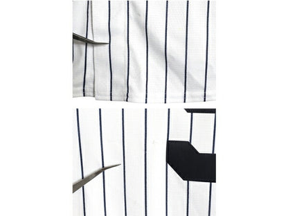 ヤンキース ベースボール シャツ メンズ XL / MLB オフィシャル マジェスティック 大リーグ ユニフォーム 大きいサイズ 重ね着 半袖シャツ