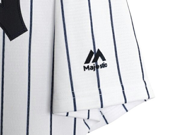 ヤンキース ベースボール シャツ メンズ XL / MLB オフィシャル マジェスティック 大リーグ ユニフォーム 大きいサイズ 重ね着 半袖シャツ