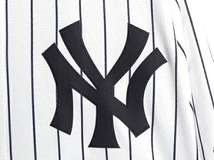 ヤンキース ベースボール シャツ メンズ XL / MLB オフィシャル マジェスティック 大リーグ ユニフォーム 大きいサイズ 重ね着 半袖シャツ