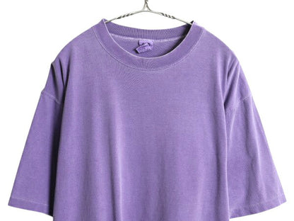 90s USA製 オールド ギャップ 無地 半袖 Tシャツ メンズ L / 旧タグ ヘビーウェイト コットン シングルステッチ  後染め ガーメントダイ 紫