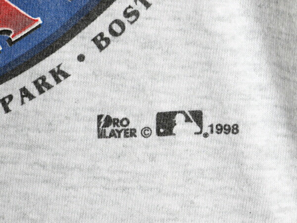 90s USA製 オールスター ゲーム イラスト 両面 プリント 半袖 Tシャツ メンズ M 程 オールド MLB オフィシャル アート シングルステッチ 灰