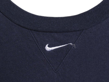ナイキ ヤンキース ロゴ パッチ 刺繍 半袖 Tシャツ メンズ L / MLB オフィシャル 大リーグ ベースボール センター スモール スウッシュ 紺