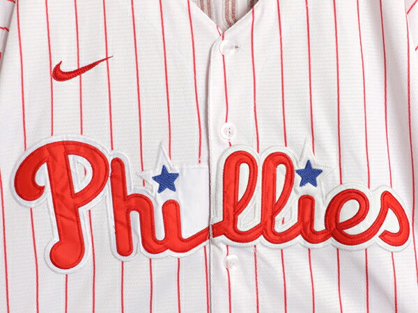 フィリーズ ベースボール シャツ メンズ XL / MLB オフィシャル ナイキ スウッシュ 大リーグ ユニフォーム 半袖シャツ 重ね着 大きいサイズ