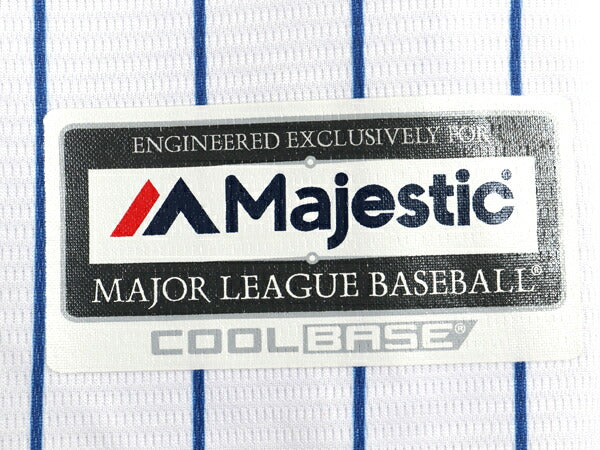 USA製 メッツ ベースボール シャツ メンズ L / MLB オフィシャル マジェスティック 大リーグ ユニフォーム ゲームシャツ 重ね着 半袖シャツ