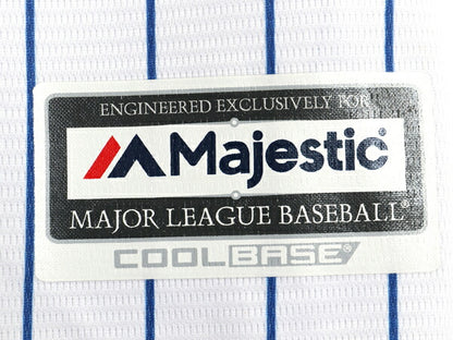 USA製 メッツ ベースボール シャツ メンズ L / MLB オフィシャル マジェスティック 大リーグ ユニフォーム ゲームシャツ 重ね着 半袖シャツ