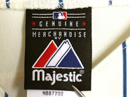 メッツ ベースボール シャツ メンズ XL / MLB オフィシャル マジェスティック 大リーグ ユニフォーム ゲームシャツ 大きいサイズ ジャージ