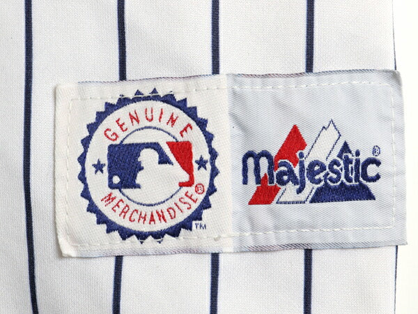USA製 ヤンキース ベースボール シャツ メンズ XL / MLB オフィシャル マジェスティック 大リーグ ユニフォーム ゲームシャツ 大きいサイズ