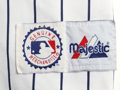 USA製 ヤンキース ベースボール シャツ メンズ XL / MLB オフィシャル マジェスティック 大リーグ ユニフォーム ゲームシャツ 大きいサイズ