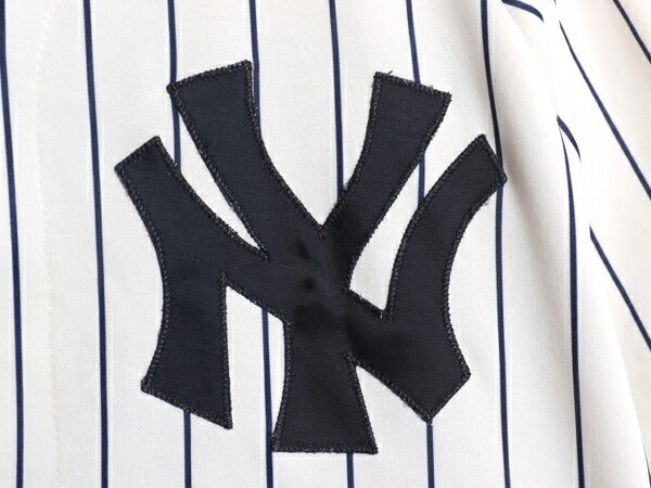 USA製 ヤンキース ベースボール シャツ メンズ XL / MLB オフィシャル マジェスティック 大リーグ ユニフォーム ゲームシャツ 大きいサイズ