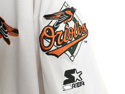 90s オリオールズ ベースボール シャツ メンズ XL オールド MLB オフィシャル スターター 大リーグ ユニフォーム 半袖シャツ 大きいサイズ