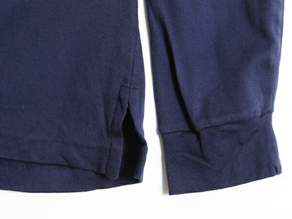 ペルー製 高級 ピマコットン ポロゴルフ ラルフローレン モックネック 長袖 Tシャツ メンズ L POLO GOLF ハイネック ストレッチ カットソー