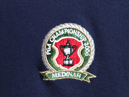 ペルー製 高級 ピマコットン ポロゴルフ ラルフローレン モックネック 長袖 Tシャツ メンズ L POLO GOLF ハイネック ストレッチ カットソー