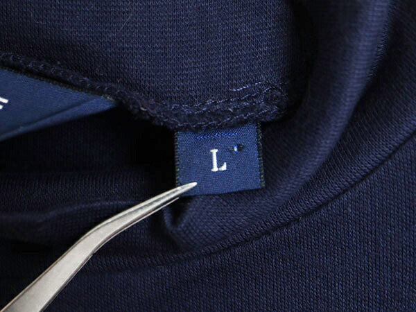ペルー製 高級 ピマコットン ポロゴルフ ラルフローレン モックネック 長袖 Tシャツ メンズ L POLO GOLF ハイネック ストレッチ カットソー