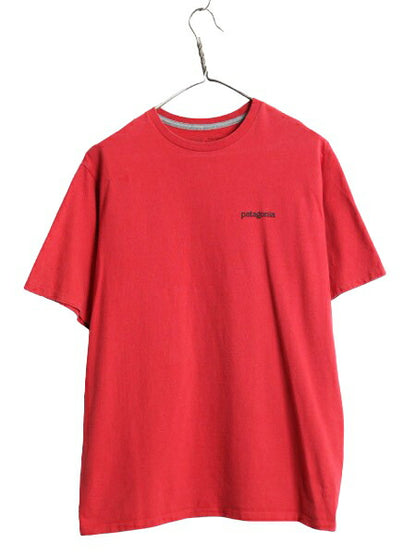 パタゴニア 両面 プリント 半袖 Tシャツ メンズ M / Patagonia アウトドア イラスト グラフィック バックプリント カットソー ワンポイント