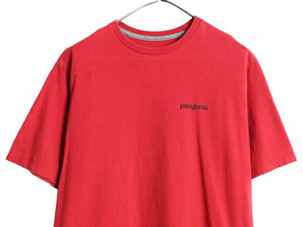 パタゴニア 両面 プリント 半袖 Tシャツ メンズ M / Patagonia アウトドア イラスト グラフィック バックプリント カットソー ワンポイント