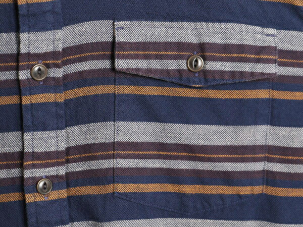 16年製 パタゴニア ロングスリーブ フィヨルド 長袖 フランネル シャツ メンズ M / Patagonia オーガニック コットン ネルシャツ ボーダー