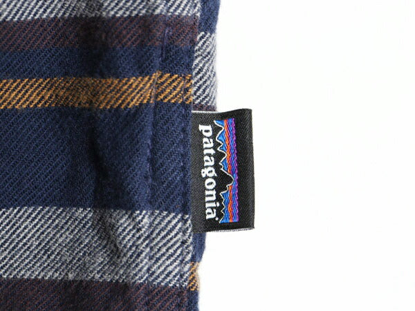 16年製 パタゴニア ロングスリーブ フィヨルド 長袖 フランネル シャツ メンズ M / Patagonia オーガニック コットン ネルシャツ ボーダー