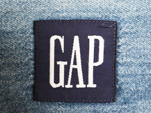 90s OLD GAP デニム 長袖 ボタンダウン シャツ メンズ L 90年代 オールド ギャップ ヘビーウェイト コットン 長袖シャツ ワーク 紺タグ BD