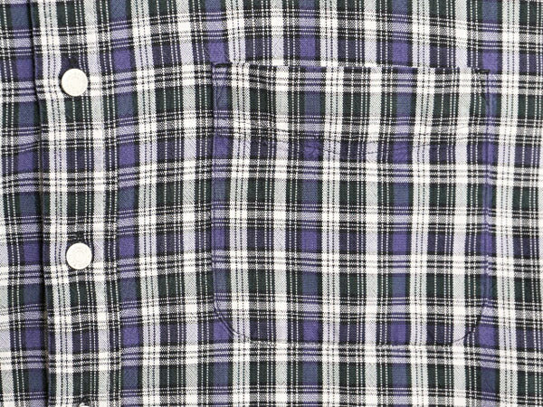 90s エディーバウアー チェック オックスフォード 長袖 シャツ メンズ XL Eddie Bauer ヘビーウェイト コットン 大きいサイズ マルチカラー